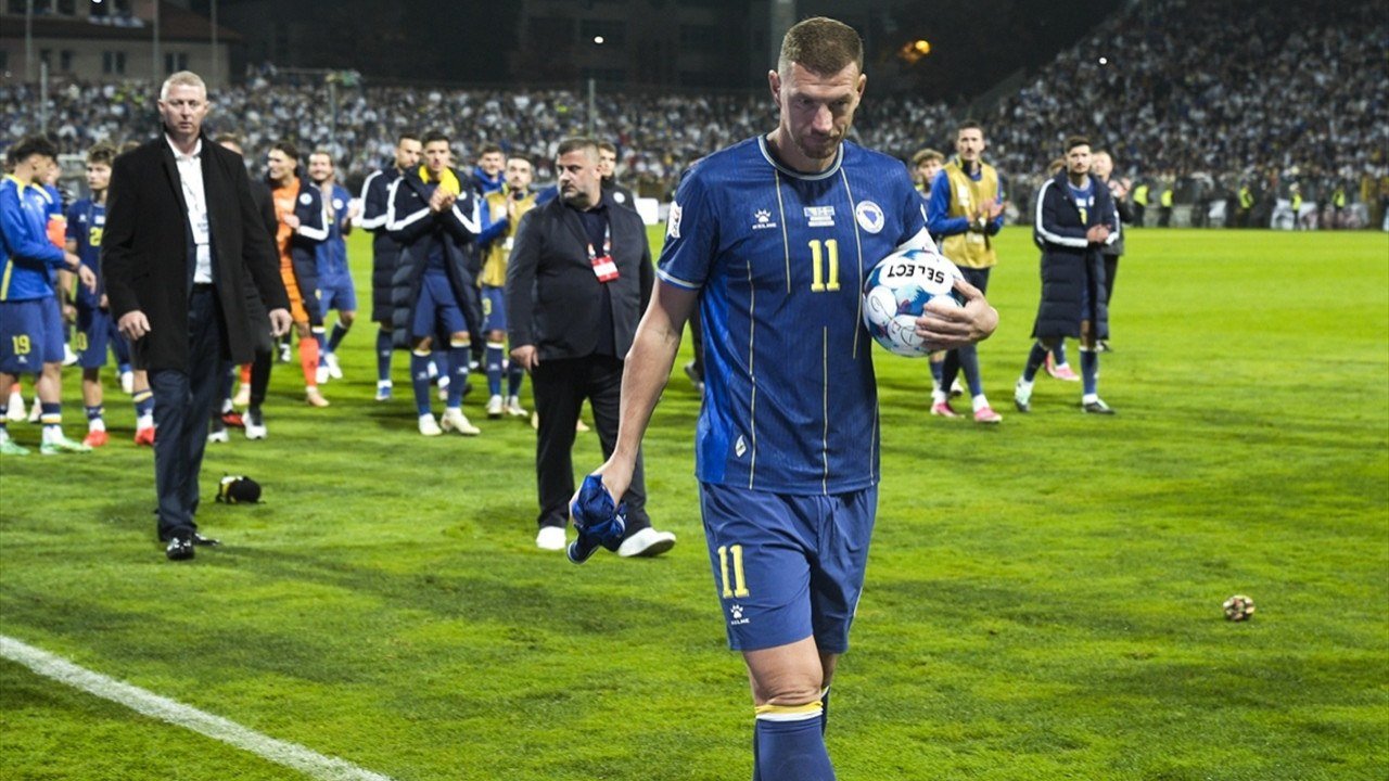Edin Džeko İsveç karşısındaki veda maçının ardından Zenica’da